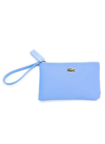 Buy LACOSTE Small Hand Wallet Light Blue in UAE