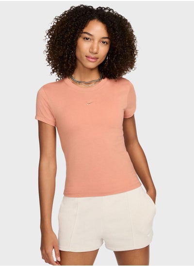 Buy Nsw Knit Mid Crop T-Shirt in Saudi Arabia