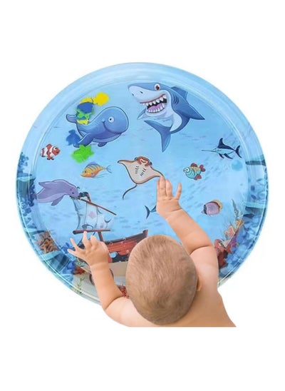 اشتري ECVV Tummy Time Water Mat for Baby, Kids Inflatable Water Play Mat for Infant/Toddlers, Baby Water Pad Sensory Toy for Early Development Activities في الامارات