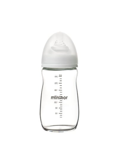 Buy Glass Bottle  240ml  White in UAE