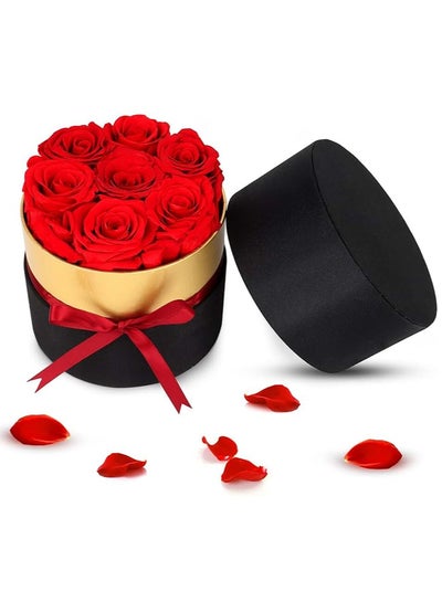 Buy Preserved Rose Flowers Forever Rose in a Gift Box Real Roses Real Eternal Rose Gift for Valentine's Day Mother's Day Wedding Anniversary Birthday in UAE