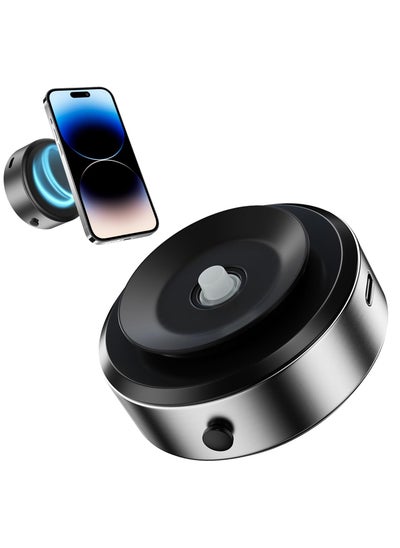 Buy Electric Vacuum Magnetic Suction Car Mount Holder Strong Suction Cell Phone Holder for Car Kitchen Mirror Bath Shower in UAE