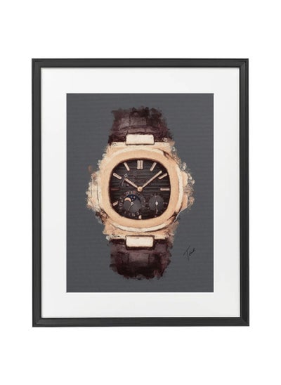 اشتري Patek Philippe Nautilus Rose Gold Fine Art Poster With Frame 50x40 cm في الامارات