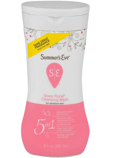 Buy Sheer Floral Cleansing Wash For Sensitive Skin 266ml in Saudi Arabia