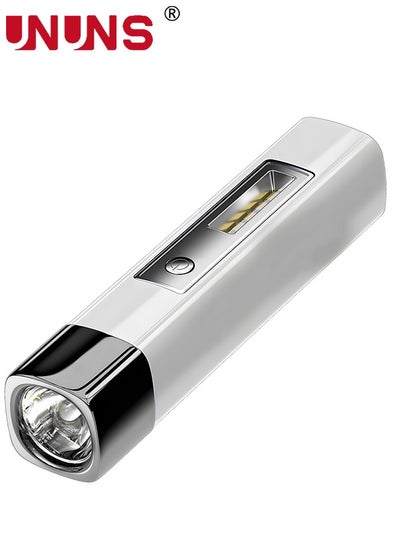اشتري Multifunctional Portable LED Flashlight Super Bright High Light Zoomable Waterproof USB Torch with 4 Light Modes في الامارات