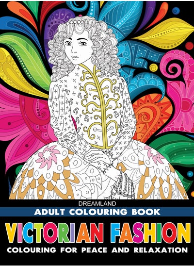 Buy Victorian Fashion- Colouring Book for Adults in UAE