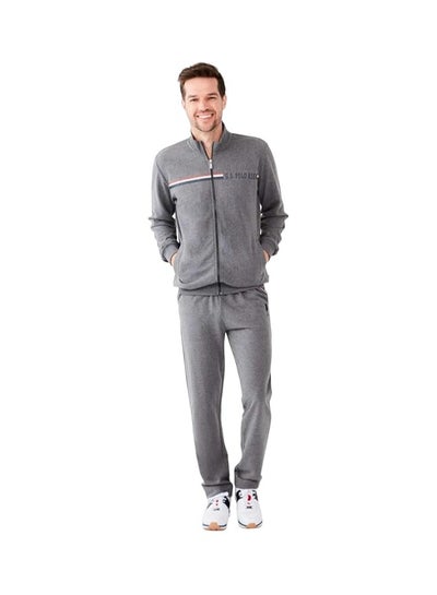 Buy Sports Sweatsuit Set - Dark Gray US POLO in Egypt