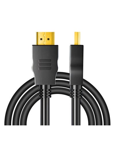 اشتري كابل HDMI عالي الجودة 1.4VHDMI عالي السرعة يدعم 3D وFULL HD وحتى 4K قابس مطلي بالذهب عيار 24 قيراطًا بطول 1.5 متر في السعودية