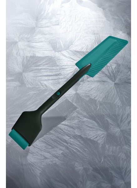 اشتري 3 in 1 Car Ice Scraper, Black/Teal في الامارات