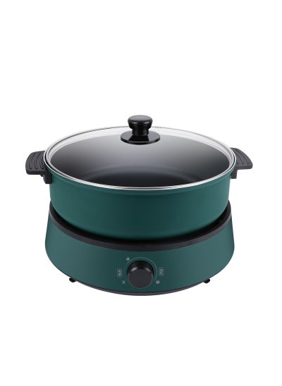 Buy Factory direct supply new Korean household multifunctional electric cooker non-stick electric cooker split electric hot pot spot Green (only applicable to 110V voltage) in UAE