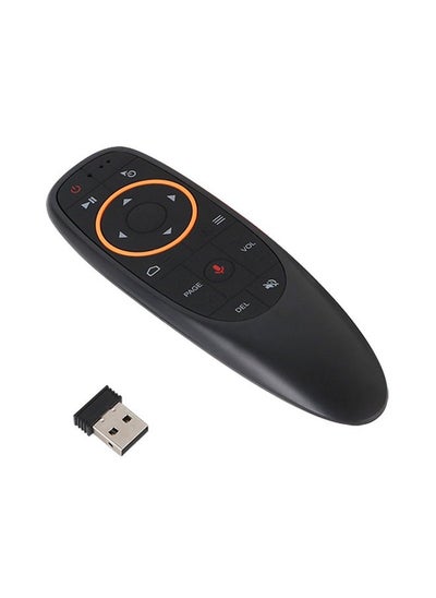 Buy Wireless Remote Control With USB Receiver Voice Control For Android -Smart TV/PC/Laptop/Notebook Black in Saudi Arabia