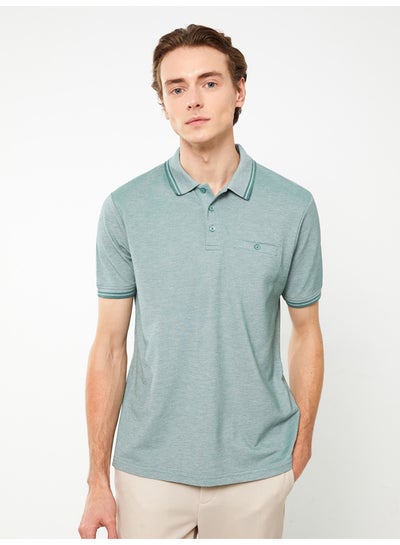 Buy Polo Neck Short Sleeve Men's T-Shirt in Egypt