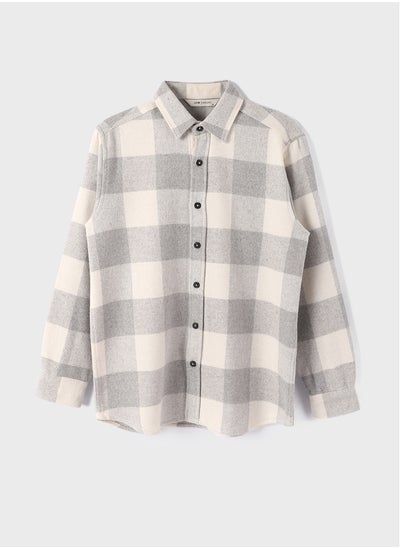 Buy Regular Fit Long Sleeve Plaid Men's Lumberjack Shirt in Egypt