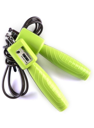 اشتري AT0526 حبل قفز واير قابل للتعديل بالعداد - أخضر في مصر