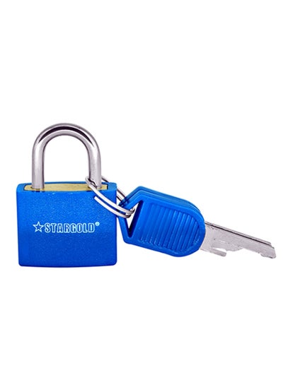 Buy Padlock Iron Body Brass With 2Key in UAE