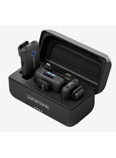 Buy Saramonics Blink 500 B2+ 4-In-1 Wireless Microphone System for android and IOS perfect for live streaming, vlogging, mobile journalism in UAE