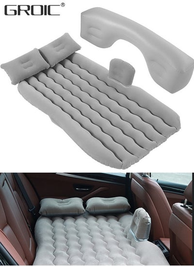 Buy Inflatable Car Mattress,Car Air Mattress Back Seat Inflatable Car Bed Camping Mattress with Pillows Air-Pump for Car, SUV, Truck Travel, Hiking in UAE