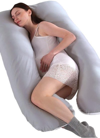 Buy Lamb's pillow with gray trousers in white cotton in Egypt