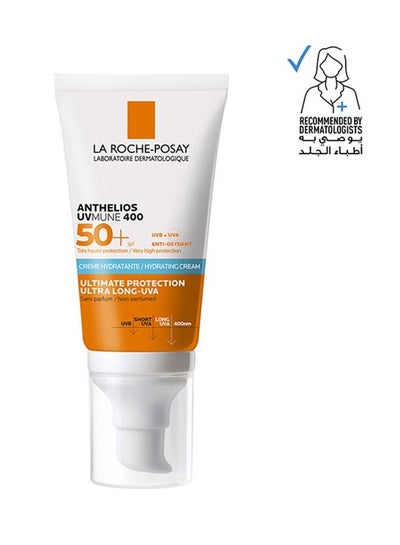 Buy Anthelios UVMune 400 Hydrating Cream Sunscreen SPF50+  50ML in Egypt