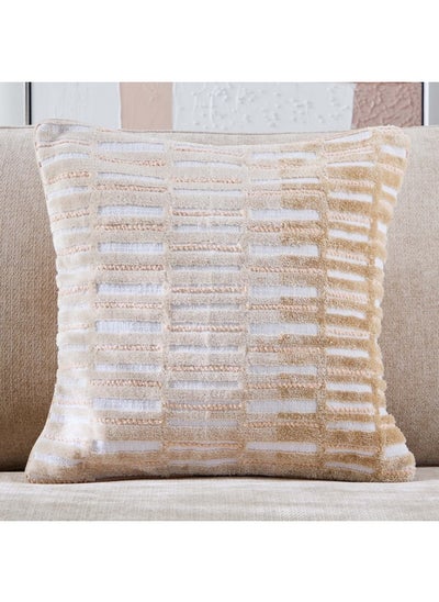 اشتري Taste of Grace Varia Chenille Tufted Block Filled Cushion 50 x 50 cm في السعودية