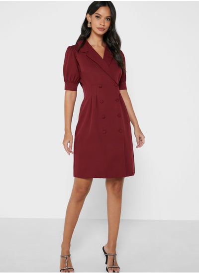 Buy Puff Sleeve Blazer Dress in UAE