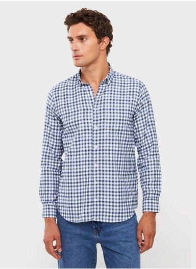 Buy Checked Regular Fit Shirt in Saudi Arabia