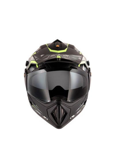 اشتري VEGA HELMETS OFF ROAD D/V CAMO-E Dull Black Yellow Size Small في الامارات