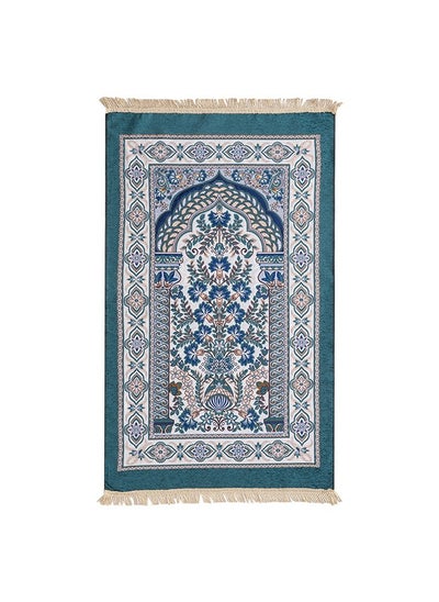 Buy Comfortable Muslim prayer mat,  cotton Arabic style design for Eid al-Fitr Travel and Ramadan travel prayer mat, 70x108cm in UAE