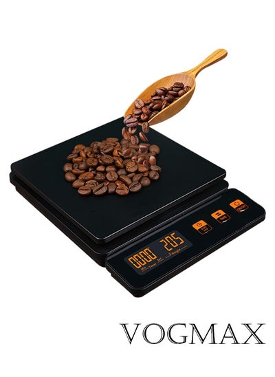 Buy Coffee Scale With Timer Kitchen Scale With Led Display For Cooking Baking Weight For Up To 3000G With 0.1G Steps in Saudi Arabia