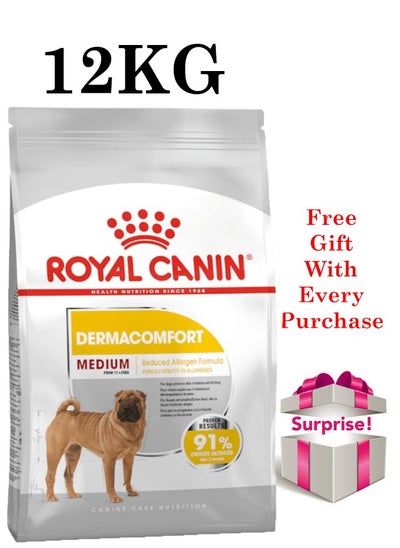 اشتري Canine Care Nutrition Medium Dermacomfort 12 KG في الامارات