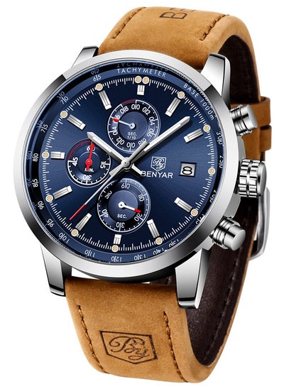 Buy Men's Quartz Watches Chronograph Sports Wrist Watch for Men in UAE