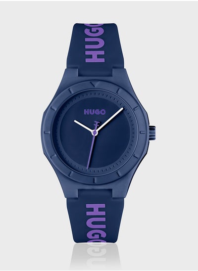 اشتري Silicone Strap Analog Watch في الامارات