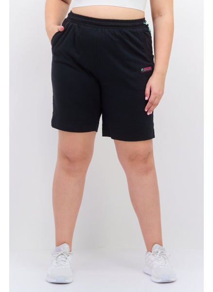 Buy Women Sportswear Fit Running Shorts, Black in UAE