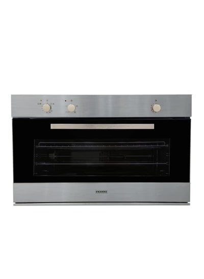 Buy Built In Gas Oven 90 CM With Gas Grill And Fan 97 Liter Stainless Steel FMXO 52 G XS 90 in Egypt