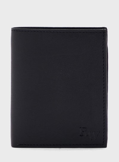 اشتري Genuine Leather Webbing Detail Bi Fold Wallet في السعودية