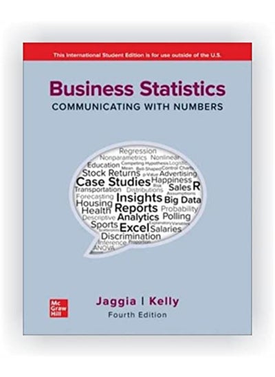 Buy Business Statistics  Communicating with Numbers - ISE  Ed   4 in Egypt