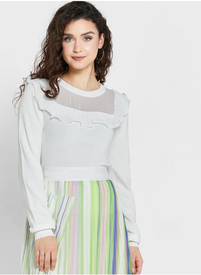 Buy Lettuce Detail Sweater in UAE