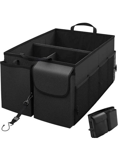 XUKEY Collapsible Foldable Trunk Organizer With Cooler For Car SUV – Waterproof Oxford Fabric Storage Box