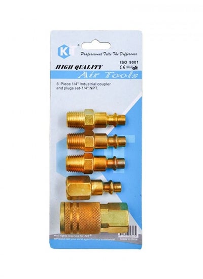 Buy Brass Coupler Set 5 Pieces in Saudi Arabia