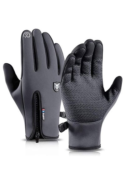 Buy Winter Gloves Men Women Touch Screen Glove Cold Weather Warm Gloves Freezer Work Gloves Suit for Running Driving Cycling Working Hiking in UAE