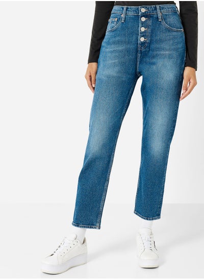 Buy High Rise Slim Ankle Jeans in Saudi Arabia