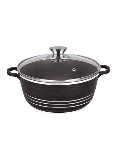 Buy Dessini Granite Casserole Cooking Pot 24Cm- Pfoa Free Oven Safe-Multi Layer Non Stock Coating-Dishwasher Safe in UAE