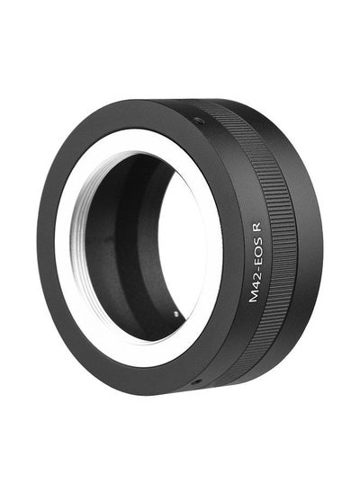 Buy Manual Lens Mount Adapter Ring Aluminum Alloy for M42-Mount Lens to Canon EOS R/RP/Ra/R5/R6 RF-Mount Mirrorless Camera in UAE