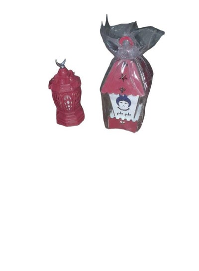 اشتري Wooden buggy and tomato lantern Pinour and Bigni + embellished plastic lantern Binour and Bigni Ramadan songs Red color في مصر