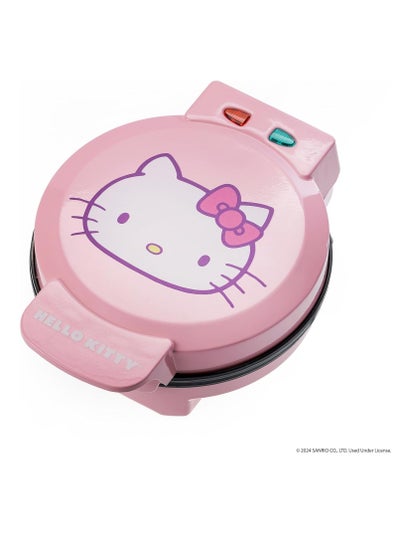 Buy Hello Kitty Mini Waffle Maker – Makes Cute Shaped Waffles, Compact, Non-Stick, Easy to Clean, Dual Indicator Lights in UAE