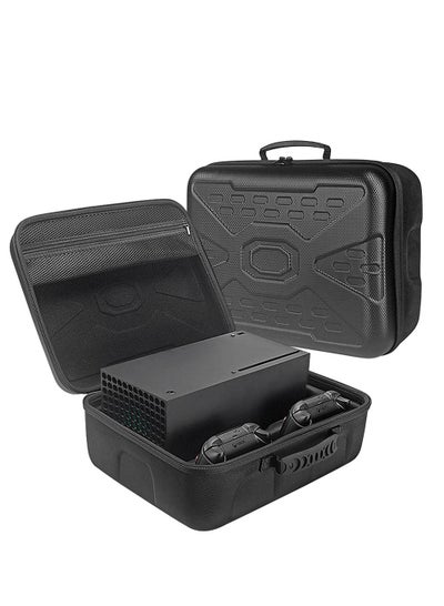 Buy Carrying Case Compatible with Xbox Series X Console, Shockproof Portable Protective Storage Bag for Series X Console Controller and Accessories in Saudi Arabia
