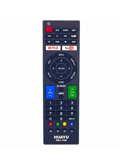 اشتري Replacement TV Remote Control Compatible for Sharp Smart LCD LED TV's في الامارات