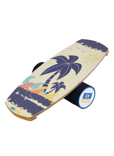 اشتري Balance Board SUMMER, Surf Balance Board Trainer, Balance Exercise Board for Hockey, Surfing, and Snowboarding في الامارات