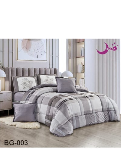 Buy Summer Bedspread for Two People 6 Pieces Medium Filling 220x240 cm in Saudi Arabia