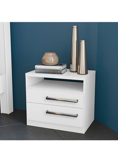 Buy Londrina 2-Drawer Nightstand 54x48cm in UAE